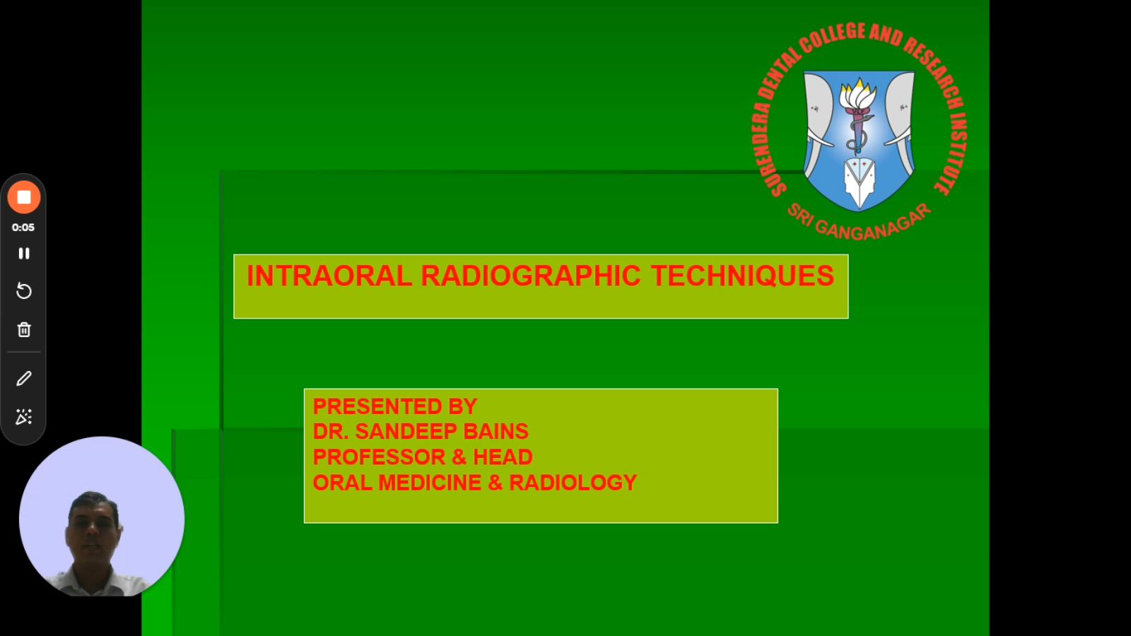 Oral Medicine & Radiology 2024-25