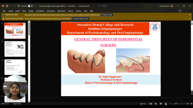 Periodontics 2024-25