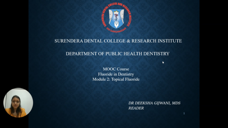 Public Health Dentistry 2024-25