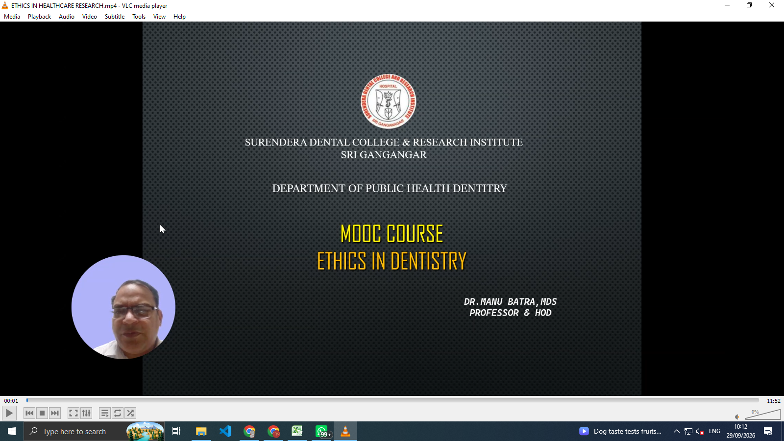 Public Health Dentistry 2025-26